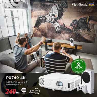 Projector ViewSonic PX749-4K UHD HDR 4000 Lumens 240Hz