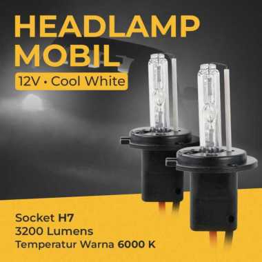 SHL Lampu Depan Mobil Headlamp HID H7 Ballast 12V Cool White 2PCS