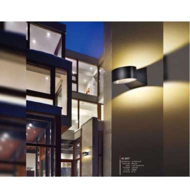 LAMPU DINDING H207 OUTDOOR / LAMPU TAMAN DINDING LED