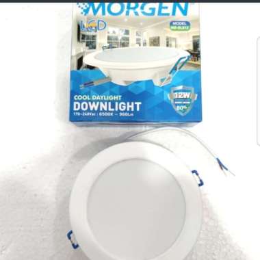 LAMPU DOWNLIGHT PANEL 12 WATT 6" MERK MORGEN TERANG SEKALI LED BULAT
