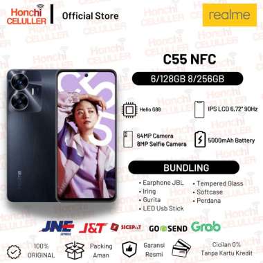 Realme C55 8/256GB 6/128GB Garansi Resmi Realme Indonesia Original C53 6/128GB FULL BONUS