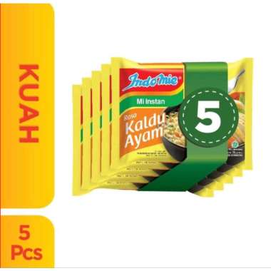 LL - INDOMIE KALDU AYAM KARI AYAM SOTO MEDAN INDOMIE GORENG 5 PCS KALDU AYAM