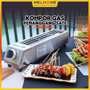 Kompor Gas Pemanggang Sate BBQ Stainless WELHOME WKB - S50