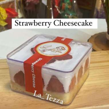 Strawberry cheese dessert box (dessertbox strawberry) / cake birthday