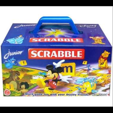 SCRABBLE JUNIOR BOX / mainan edukasi hadiah kado