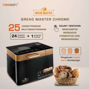 BREADMASTER CHROME - ALAT MESIN PEMBUAT ROTI CHROME
