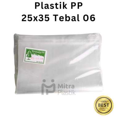Plastik PP 25x35x06 Tebal 60 micron Kantong Bening Snack Keripik Makanan Basreng
