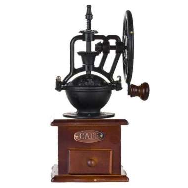 Alat Penggiling Kopi Manual Coffee Grinder Wood Adjustable 30g CW85532 Alat Kopi Mesin Grinder Elekt