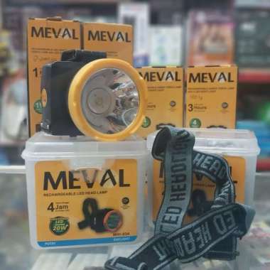Senter Kepala Meval Led 20 Watt Halogen