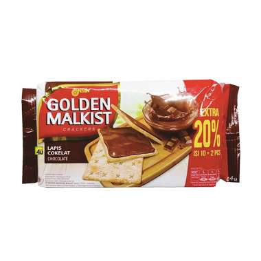 Promo Harga NISSIN Golden Malkist Chocolate 120 gr - Blibli