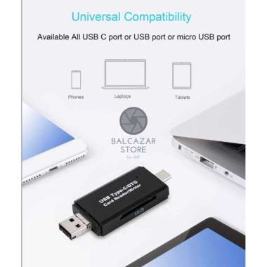 Card Reader OTG USB 2.0 Micro Type C OTG SD Card SDHC MicroSD