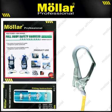 MOLLAR M39011 Full Body Safety Harness Single Big Hook Sabuk Pengaman