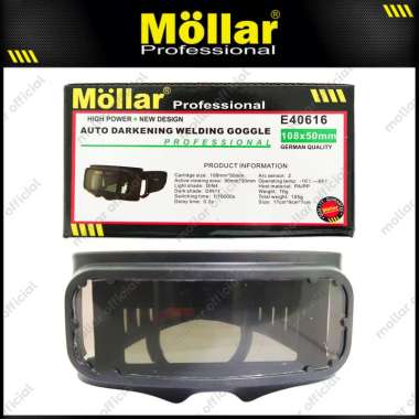 MOLLAR E40616 Goggle Kacamata Las Otomatis Auto Darkening Welding