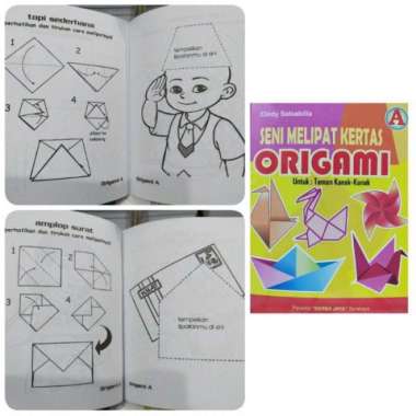 Buku Seni Melipat Kertas Origami - Serba Jaya - Origami D Origami A