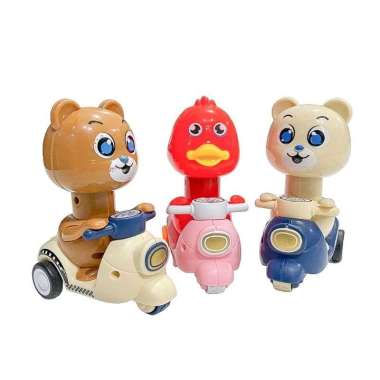 Mainan Anak Animal Bebek Vespa Hewan Mini