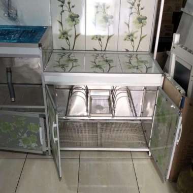 rak piring kompor cuci piring aluminium proxex