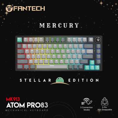 Fantech Atom83 / Atom-83 MK913 Pro Series Mechanical Gaming Keyboard Red Switch Mercury