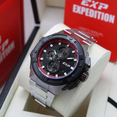 EXPEDITION EXP 6818 SILVER BLACK RED PRIA. GARANSI RESMI 1 TAHUN