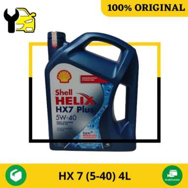 Oli Mesin Shell Helix Hx 7 5W-40 4 Liter Original