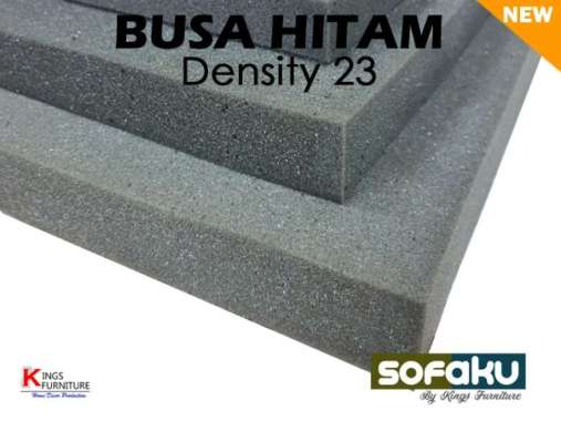 Sofaku Busa Hitam Density 23 - MURAH 200x100cm - Busa Sofa/Matras/Jok TEBAL 10CM