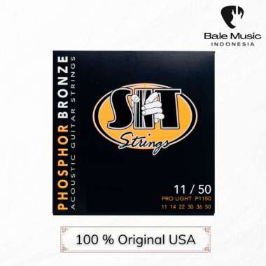 Senar Gitar Akustik SIT Strings P1150 Pro Light Phospor Bronze Ori USA