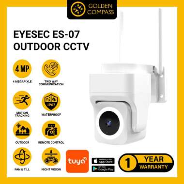 Eyesec ES-07 CCTV outdoor IP Camera 4MP 3x Optical Zoom IP66 ONVIF WIFI LAN PTZ Tuya App CCTV ONLY