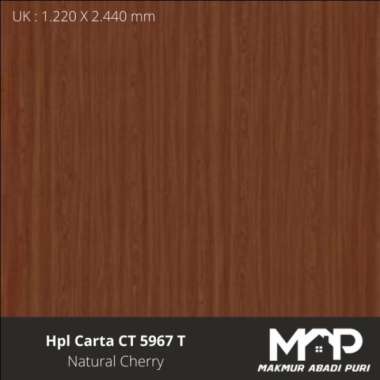 Hpl Carta CT 5967 T ( Natural Cherry ) Multivariasi Multicolor