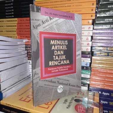 buku Menulis artikel dan tajuk rencana Haris sumadiria Multivariasi Multicolor