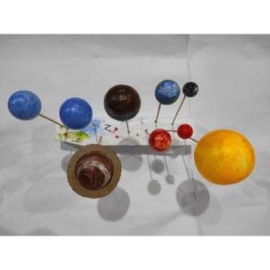 paket susunan tata surya sistem antariksa galaxy bola gabus styrofoam Multivariasi Multicolor