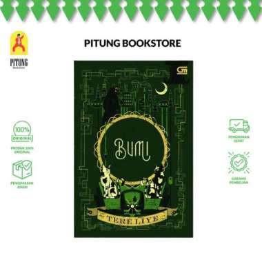 Novel Bumi - Series Bumi tere liye - Multivariasi Multicolor