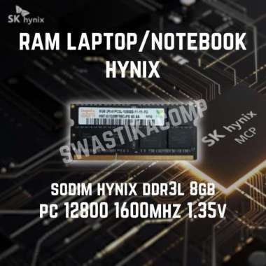RAM LAPTOP DDR3L 8GB HYNIX PC12800 1600mHz - SODIM DDR3 LV low voltage
