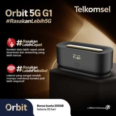 Modem Wifi Telkomsel Orbit 5G G1 Bonus Kuota 200GB GARANSI RESMI