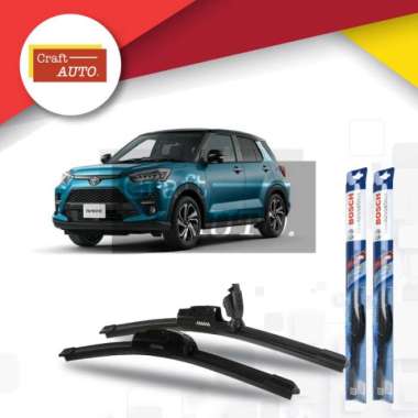 WIPER MOBIL FRAMELESS TOYOTA RAIZE UKURAN 22" & 16" BOSCH