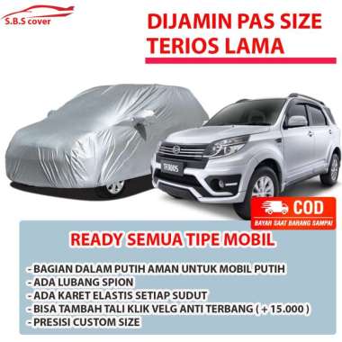 Cover Mobil Terios Sarung Mobil Terios/Terios lama/Terios konde/rush/rush lama/rush konde/xenia/brio