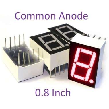 7 SEGMENT Common Annode 0.8 inch