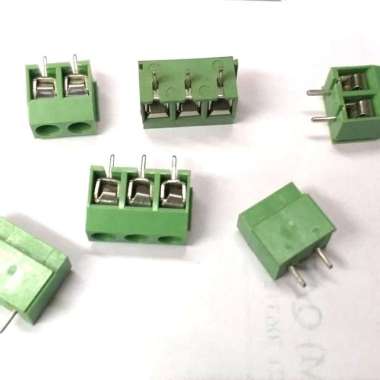 TERMINAL BLOK 2PIN 5MM GREEN