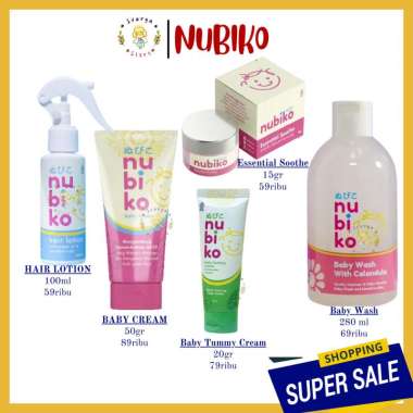 Nubiko Baby Cream | Nubiko Essential Soothe x Vebby Palwinta | Nubiko Hair Lotion | Baby Tummy Anti 