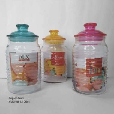 Toples kue kering toples kaca toples nuri