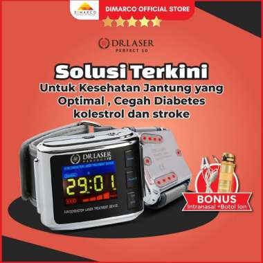 DR LASER PERFECT 10 Jam Tangan Terapi Kesehatan Jantung ,Hipertensi Stroke Tangan Dan Kaki ,Diabetes