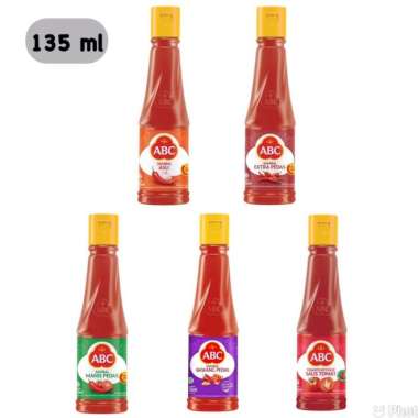 ABC Sambal 135ml -Sambal Abc Botol Saus Sambal Pedas Sambal Asli
