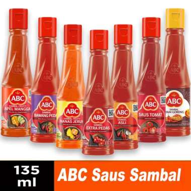 ABC Sambal 135ml -Sambal Abc Botol Saus Sambal Pedas Extra Pedas