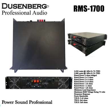 Power Dusenberg RMS 1700, Cocok Buat Speaker 10,12,15,18 Inch Original - RMS 1500 RMS 1700