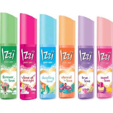 Izzi Body Mist 100ml - Parfum Izzi Botol Dazzling Love - Biru