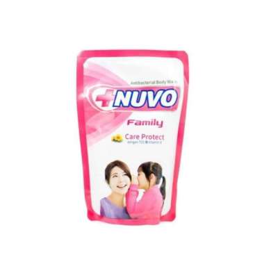 Nuvo Family Sabun Cair Care Protect - Pink Pouch 400ml
