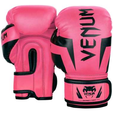Sarung tinju Venum boxing glove Elite Black White Original 8 Oz