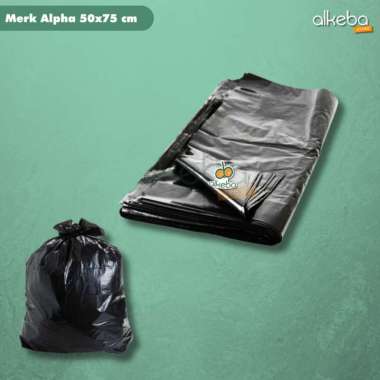 Kantong Plastik Sampah Alpha 50 x 75 cm Trashbag