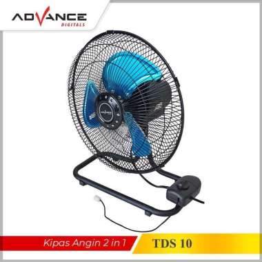 Advance TDS-10 Kipas angin Advance kipas 10" 2in 1 kipas dinding dan meja Garansi Resmi