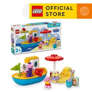 LEGO DUPLO 10432 Peppa Pig Boat Trip (23 Pieces), Building Block, Toys, Mainan Block