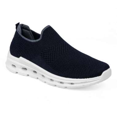 Dr. Kevin Sepatu Sport Pria Men Sneakers Sekolah Flyknit Slip On 889-071 Navy 40