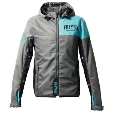 Jaket Motor - 56design Quarter Parka Turquoise Blue Original M